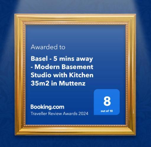 Basel - 5 Mins Away - Modern Basement Studio With Kitchen 35M2 In Muttenz Eksteriør bilde